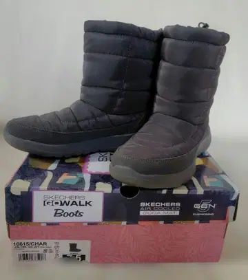 스케쳐스 24.5 GO WALK 16615 부츠 차콜 그레이