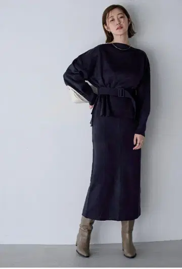 ur's 유어즈 밀라노 리브 니트 셋업