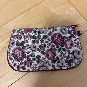 IBIZA 꽃무늬 패브릭 소재 파우치