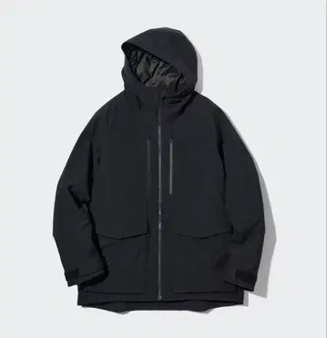 UNIQLO 하이브리드 다운 파카 (3D 컷) 블랙 L