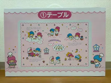 [ 미개봉 새상품 ] 키키라라 제일복권 테이블 산리오 리틀트윈스타