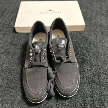 SIMPLE LIFE 블랙 스니커즈 M 사이즈