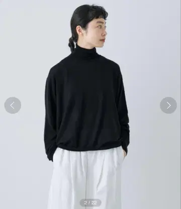 택 포함 새상품 카구레 울 하이 게이지 터틀 니트 어반 리서치 도어스