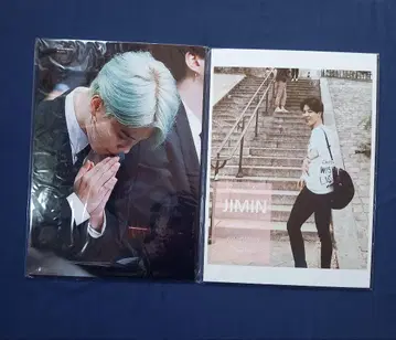 BTS 지민 포토 패널 4개, 포토 카드 등