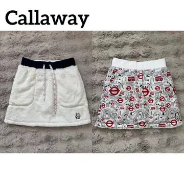 가격 인하*거의 새상품*캘러웨이*충전솜 리버서블 스커트 S