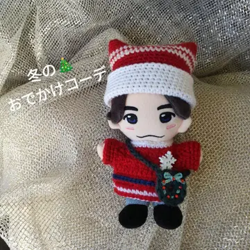 치비누이 하피누이 의상 [ 외출 코디 빨간색 ] A!group