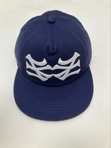 네이비 야구 모자 OMA 자수