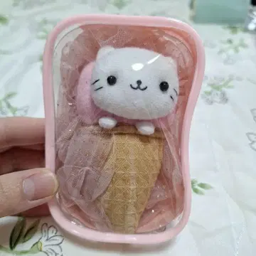 냥냥냥코 냥코 아이스크림 키링 파우치