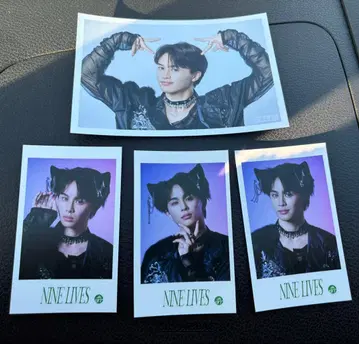 초특급 NINELIVES 타쿠야 미니 사진 + 브로마이드 세트