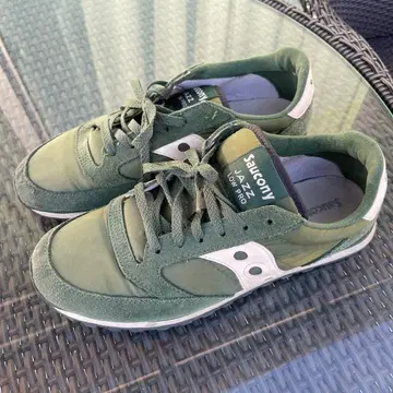 Saucony Jazz Original 올리브 그린 스니커즈