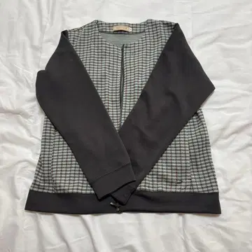 크로커다일 패턴 절개 컷 가디건 M