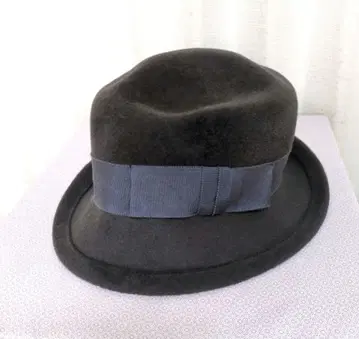 그레이 울 펠트 햇 리본 포함