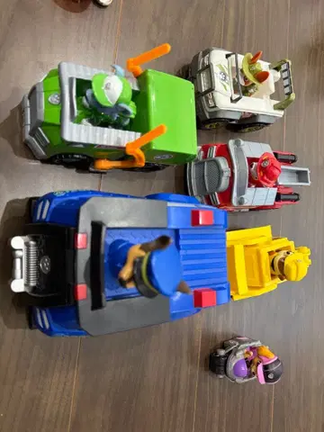 퍼피 구조대 미니카 6대 세트