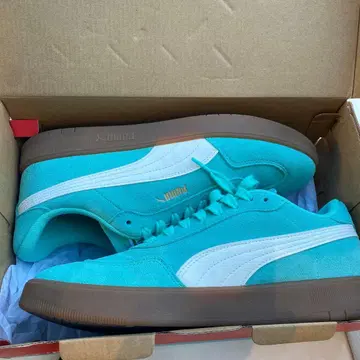 푸마 아쿠아 블루 스니커즈