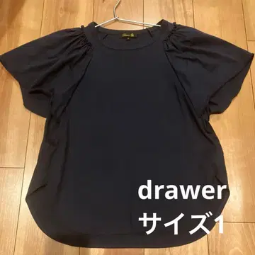 drawer 반팔 티셔츠 네이비