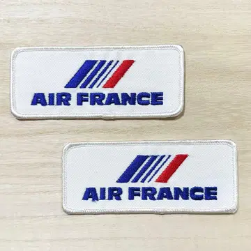 AIRFRANCE 에어프랑스 빈티지 자수 로고 와펜 2개