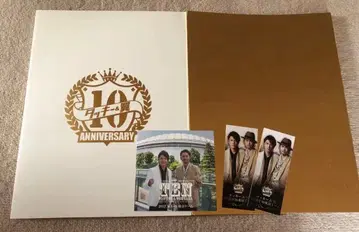 타키&츠바사 10주년 팜플렛 메시지 카드 반권 2장