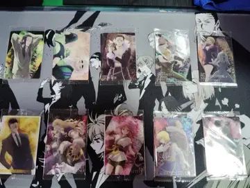 HUNTER x HUNTER 카드 10장 세트 + 잡화 3개