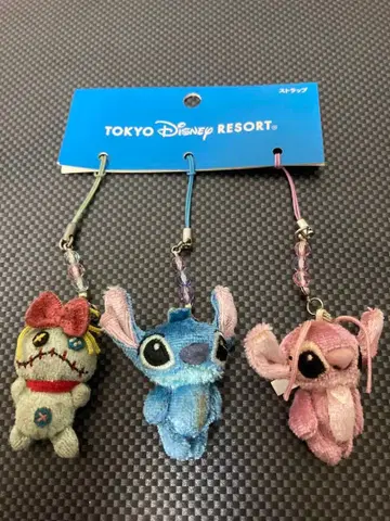 스티치 엔젤 스크램프 스트랩 3개 세트