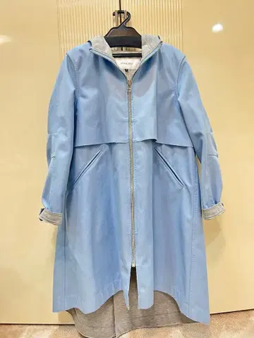 새상품급 루쉘 블루 후드 부착 아우터