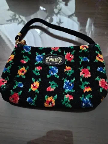 FEILER 페이러 꽃무늬 핸드백 미니 파우치