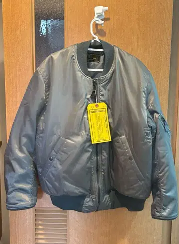 그레이 MA-1 플라이트 자켓 택 포함