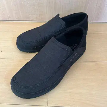 crocs 블랙 슬립온 듀얼 컴포트