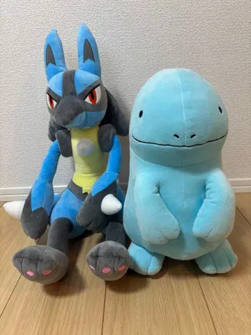 포켓몬 누오 루카리오 봉제 인형 2개 세트