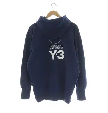 Y-3 와이쓰리 백 프린트 후드티