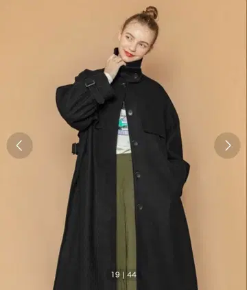 FREAK'S STORE 울리 2way 하이넥 코트