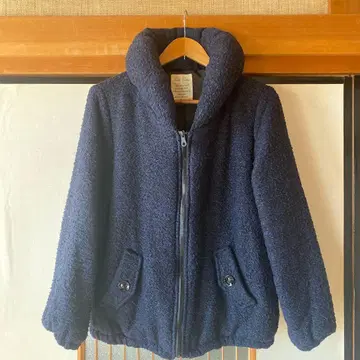 Noble Coton 네이비 플리스 자켓