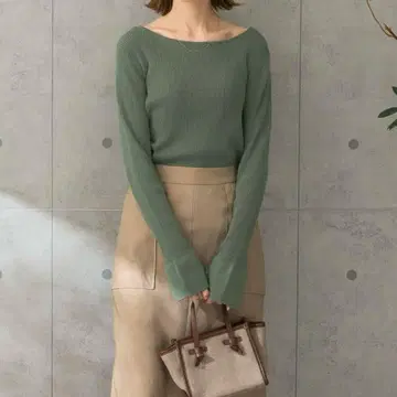 Urban research rosso 리브 디자인 니트