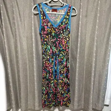 y112903 MISSONI 원피스 컬러풀 꽃무늬 얇은 소재