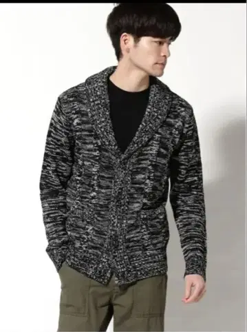 숄카라 니트 가디건