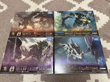 조이드 몬헌 콜라보 4체 세트 소닉 버드 레우스 외