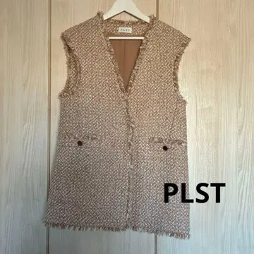 PLST 베이지 노카라 베스트