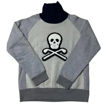 [ MARK&LONA ] 남성용 절개 맨투맨 트레이닝복 그레이 L 사이즈