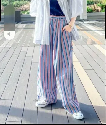 niko and - MODE NORM CORE 멀티 스트라이프 워크 팬츠