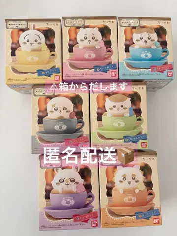 치이카와 캐릭터 라떼 아트 케이스 7개 세트 반다이