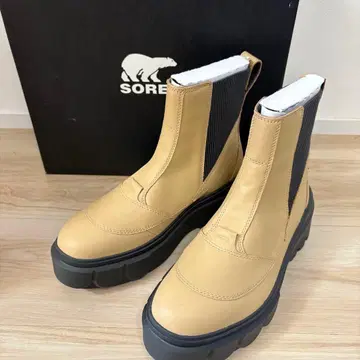 SOREL 사이드 고어 부츠 USA 8.0 베이지 소렐