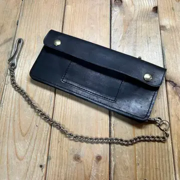 천연 가죽 트래커스 지갑 1950s 복각 모델 with 탈론 지퍼