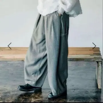 [ 새상품급 ] 니코앤드 해린본 2턱 페인터 팬츠 그레이