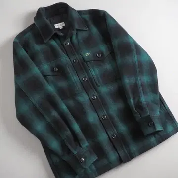 라코스테 CPO 자켓 옴브레 체크 악어 자수 새상품급