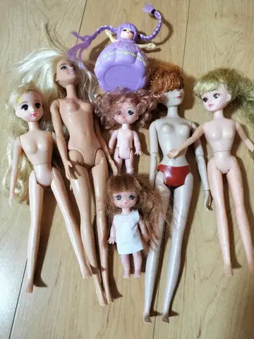 리카짱 인형 등 7체 묶음 판매