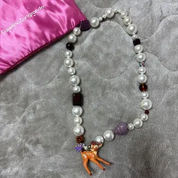 카테리나 잔그랜드 밤비 목걸이 베네치안 비즈 디즈니