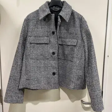 ZARA 체크 무늬 자켓 EU 42