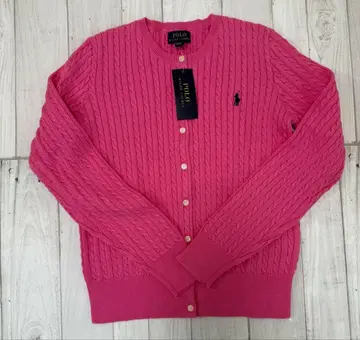 미사용 새상품 랄프 로렌 스테디셀러 케이블 코튼 가디건