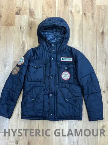 HYSTERIC GLAMOUR 프리마로프트 나일론 자켓 블랙 M