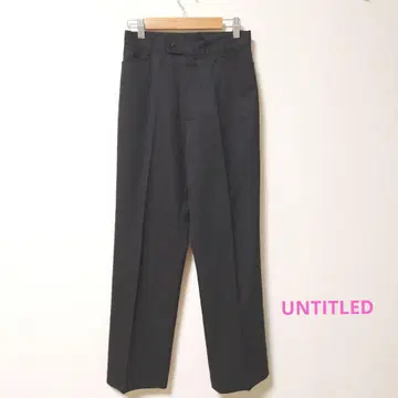 언타이틀 스트레치 슬랙스 팬츠