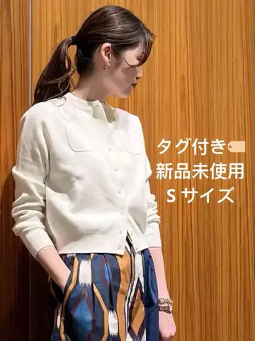 [ 새상품 ] CABaN 코튼 캐시미어 크루넥 가디건